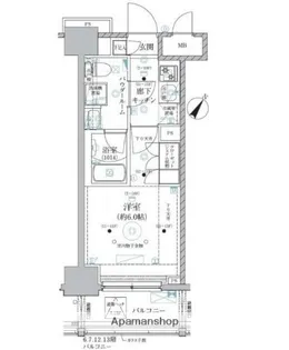 ベルグレード川崎AZ【4階】の間取り