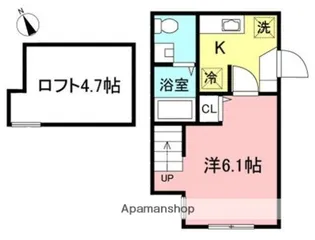 クローバーヒルズ追浜【2階】の間取り