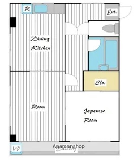 第2河田コーポ【3階】の間取り