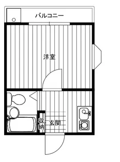 神奈川県横浜市磯子区岡村6丁目【アパート】の間取り