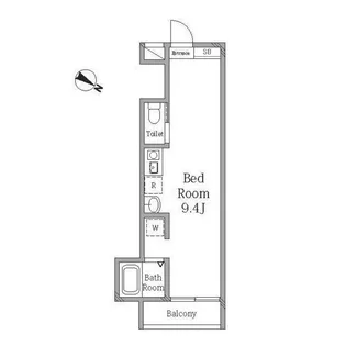 MQUARTO江田【3階】の間取り
