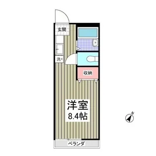 ジュネス榎戸【2階】の間取り