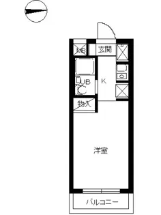スカイコートよみうりランド【313号室号室】の間取り