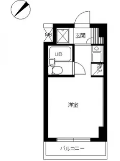 シティマンションオリエント伊勢佐木町【807号室号室】の間取り