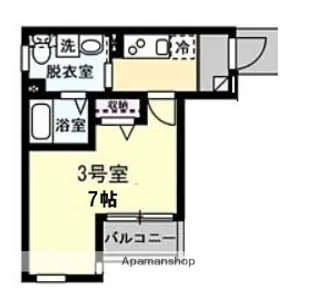 ベイルーム本町通り【1階】の間取り