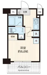 ステラコート横浜白楽【5階】の間取り