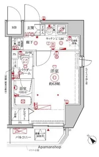 クレイシア横浜NORTH【10階】の間取り