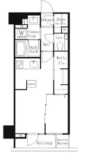 スターヒルズ関内【6階】の間取り