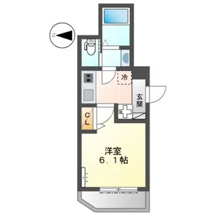 NEW SOLEIL NAKANOBU【1階】の間取り