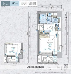 1Kの間取り画像