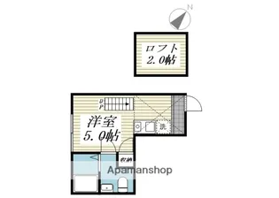 ベイルーム和田町【2階】の間取り