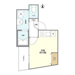 プリマカーサ錦が丘【2階】の間取り