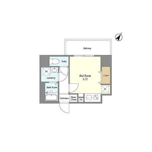 LA DOUCEUR川崎Ⅰ【6階】の間取り