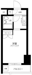 神奈川県川崎市中原区新丸子東2丁目【マンション】の間取り