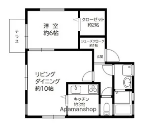 ワイズ日吉【3階】の間取り
