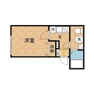 神奈川県横浜市港北区菊名4丁目【アパート】の間取り