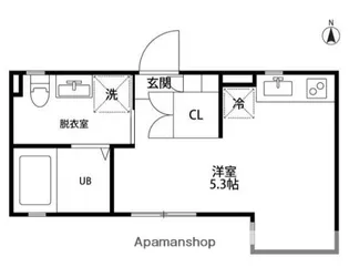 DAIYU25番館【1階】の間取り