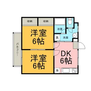 サンテラス千代ヶ丘【2階】の間取り