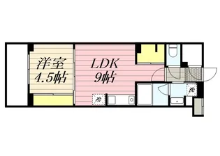 プライマル片瀬江ノ島【3階】の間取り
