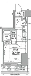 ティモーネ横浜サウス【9階】の間取り