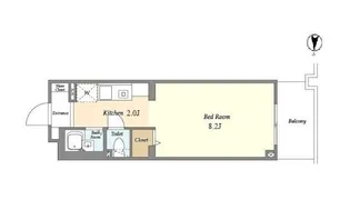 オーキッドレジデンス港北綱島アネックス【2階】の間取り