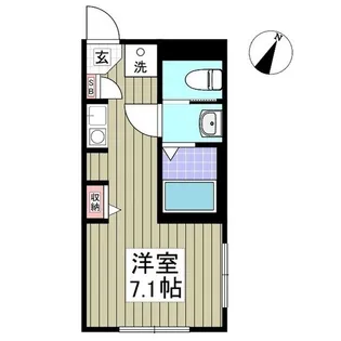 アクリート東白楽【1階】の間取り