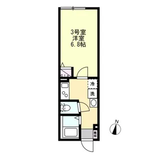 神奈川県川崎市川崎区浅田2丁目【アパート】の間取り