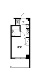 コスモハイム元住吉【0409号室】の間取り