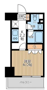CITY LUX TOBE【7階】の間取り