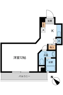 JMFレジデンス新横浜【3階】の間取り