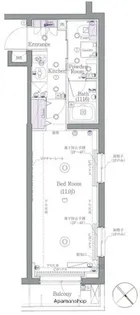 ヴォーガコルテ蒲田南【1階】の間取り