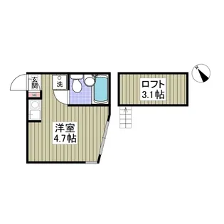 RIX上星川I【203号室】の間取り