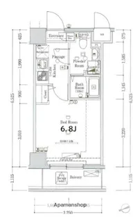 XEBEC池上【7階】の間取り