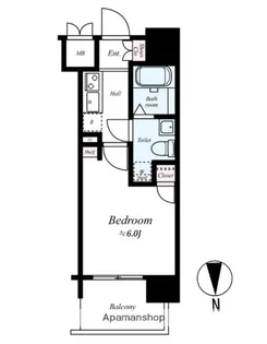 ARTESSIMOLEGA【8階】の間取り