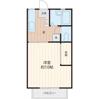 ラ・エスペランサ【2階】の間取り