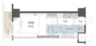 ラグゼナ平塚【4階】の間取り