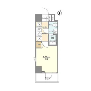 LIME RESIDENCE HIRATSUKA EAST【7階】の間取り