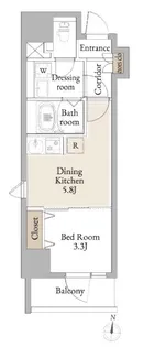 LIVECASA平塚【3階】の間取り