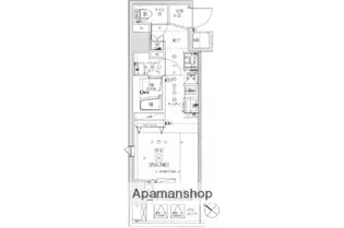 イアース横濱関内【6階】の間取り