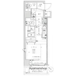 イアース横濱関内【3階】の間取り