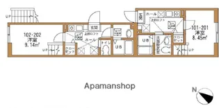 ハーミットクラブハウス横濱洋光台【1階】の間取り