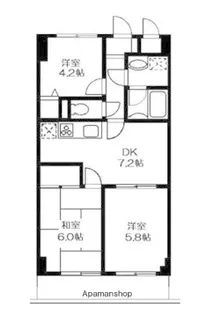 欅ハイツ【5階】の間取り