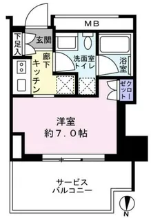 THE YOKOHAMA FRONT TOWER【28階】の間取り