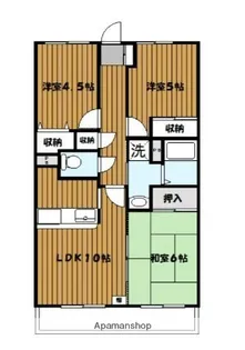 レガートたまプラーザ【5階】の間取り