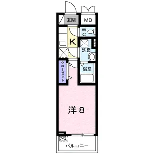 スアヴィス横須賀中央【7階】の間取り