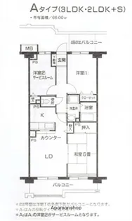 グリーンヒルソウブ【2階】の間取り