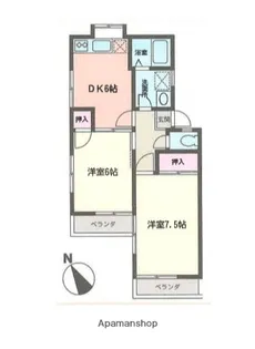 バイカル.A【1階】の間取り