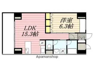ロジュマン湘南【10階】の間取り