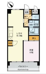 アーバンハイツ土志田【1階】の間取り