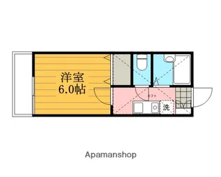 サンカレッジ六会【1階】の間取り